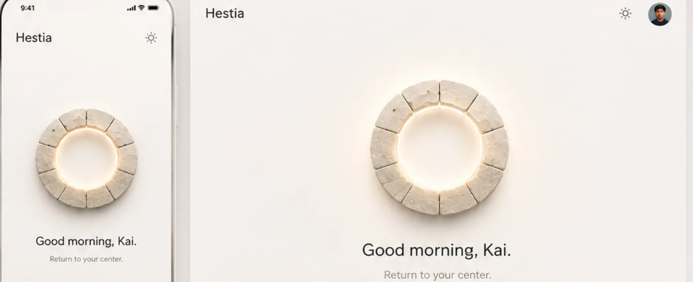 Hestia — product reference artwork